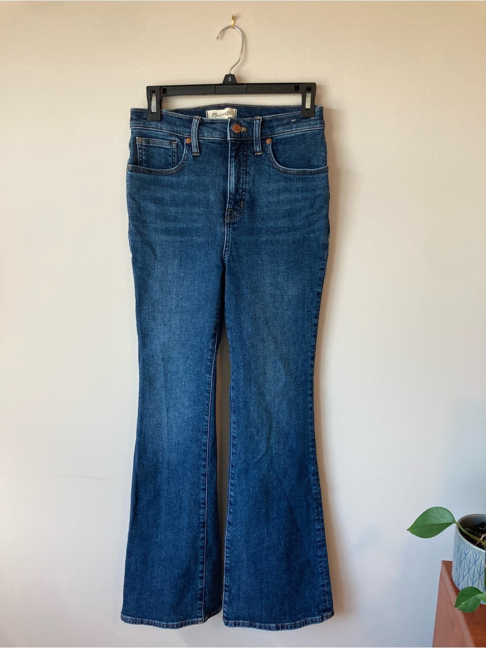 Madewell Deep Indigo Flare Jeans